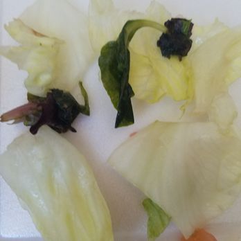 Mr Pollo - Some of the sad, wilted lettuce in my salad. - Peruvian Near Me - West Covina, California