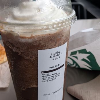 Starbucks - Mocha frap - Coffee & Tea Near Me - Ensenada, BCN