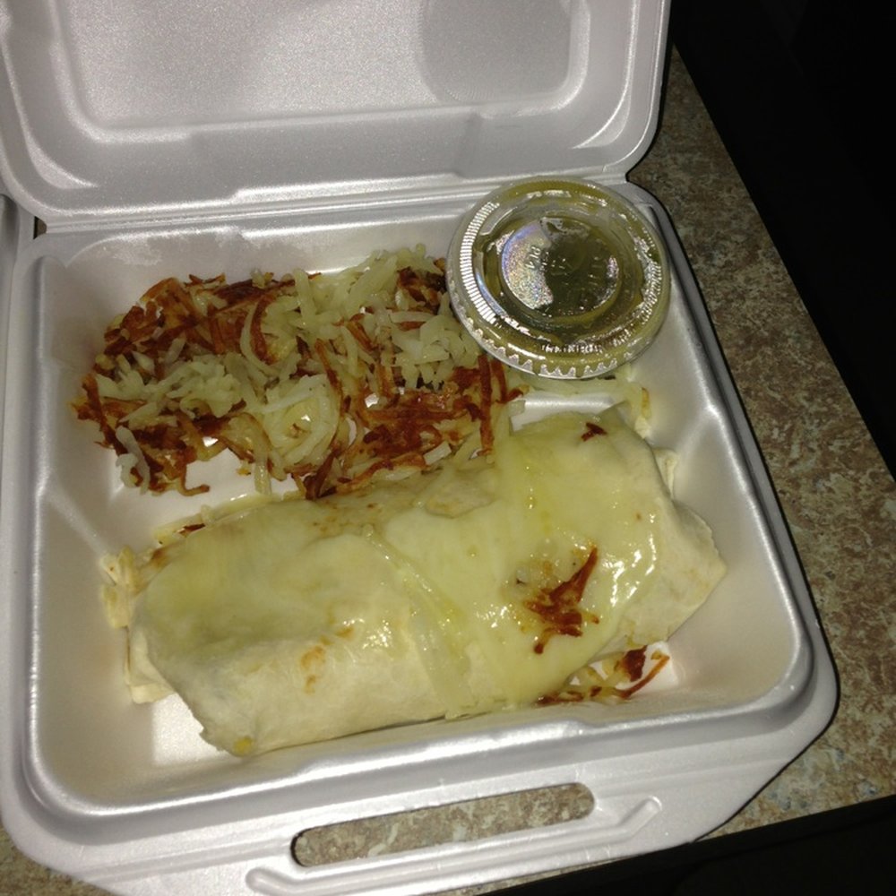 Circle Grill - Bacon egg and cheese burrito - American Near Me - Dallas, Texas Circle Grill - Bacon egg and cheese burrito - American Near Me - Dallas, Texas