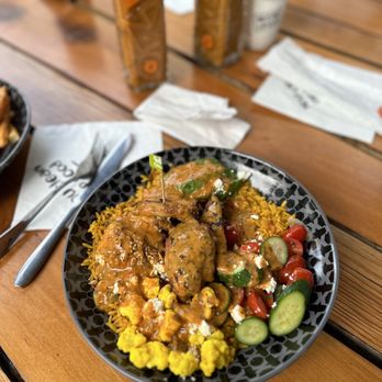 Nando's Peri-Peri - PERi Chicken Rainbow Bowl - South African Near Me - Fairfax, Virginia Nando's Peri-Peri - PERi Chicken Rainbow Bowl - South African Near Me - Fairfax, Virginia