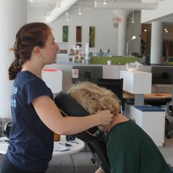 Flourish Massage & Bodywork - Corporate Chair Massage with Cory Nowlin, LMT