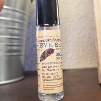 CBD American Shaman - Chehalis - Under Eye Serum. Also affective as a roll on for Pain - Vitamins & Supplements Near Me - Chehalis, Washington CBD American Shaman - Chehalis - Under Eye Serum. Also affective as a roll on for Pain - Vitamins & Supplements Near Me - Chehalis, Washington