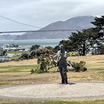 Fort Mason - Statue of Congressman Phillip Burton - Landmarks & Historical Buildings Near Me - San Francisco, California