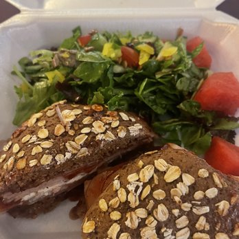 Austin Street Bistro - Pilgrim sandwich with house salad - New American Near Me - Jefferson, Texas Austin Street Bistro - Pilgrim sandwich with house salad - New American Near Me - Jefferson, Texas