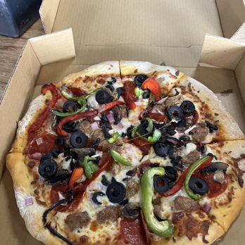Chaotic Wings & Pizza - Small supreme. Their pizzas are very big. - Chicken Wings Near Me - Kermit, Texas Chaotic Wings & Pizza - Small supreme. Their pizzas are very big. - Chicken Wings Near Me - Kermit, Texas
