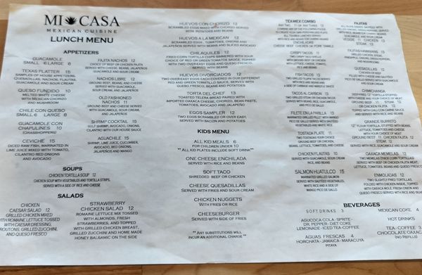 Menu photo 4 Mi Casa Mexican Cuisine Midlothian, TX Menu photo 4 Mi Casa Mexican Cuisine Midlothian, TX