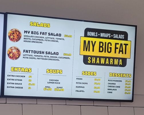 Menu photo 4 My Big Fat Shawarma Warren, MI Menu photo 4 My Big Fat Shawarma Warren, MI