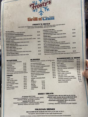 Menu photo 7 Frosty's Grill n' Chill Marysville, CA Menu photo 7 Frosty's Grill n' Chill Marysville, CA