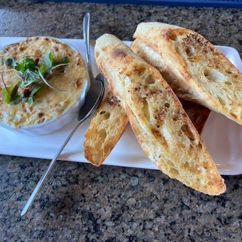 Front Street Grill - Lobster and crab dip with the most delicious toasted bread!! - New American Near Me - Coupeville, Washington Front Street Grill - Lobster and crab dip with the most delicious toasted bread!! - New American Near Me - Coupeville, Washington