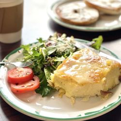 Ray & Al’s - Egg Bake, Small Coffee, & an Everything Bagel w/ Cream Cheese