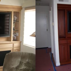 N-Hance Wood Refinishing of Eugene - Built-in Cabinet Color Change