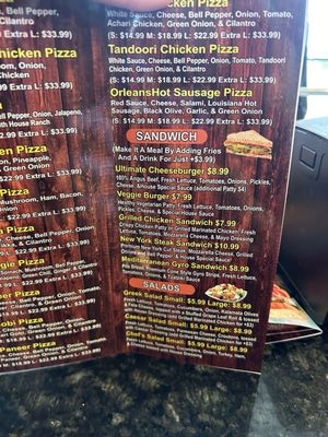 Menu photo 2 New York Pizza and Grill Dinuba, CA