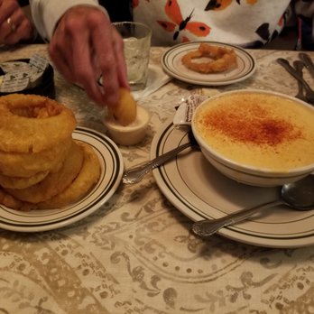 The Seafood - Onion Rings, sauce and bisque - Seafood Near Me - Sylvania, Ohio