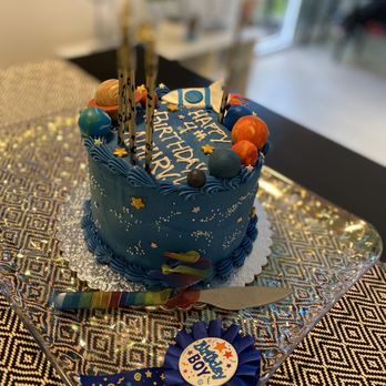 Love At First Bite - Side view of the planet/space theme cake - Bakeries Near Me - Berkeley, California