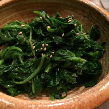 Sushi Yoi - Spinach gomae: perfection. - Japanese Near Me - Burnaby, British Columbia Sushi Yoi - Spinach gomae: perfection. - Japanese Near Me - Burnaby, British Columbia