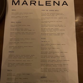 Marlena - Menu - Coffee & Tea Near Me - Long Beach, California