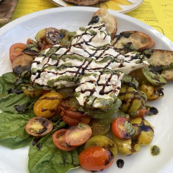 Cafe on 27 - Burrata Salad--one of my favorites! - Breakfast & Brunch Near Me - Topanga, California