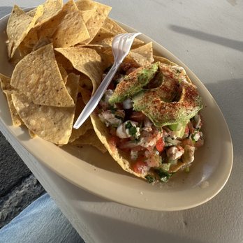 Mariscos La Morena - Shrimp Tostada - Food Trucks Near Me - San Diego, California Mariscos La Morena - Shrimp Tostada - Food Trucks Near Me - San Diego, California