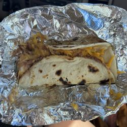 Pica Taco - Bean and cheese taco