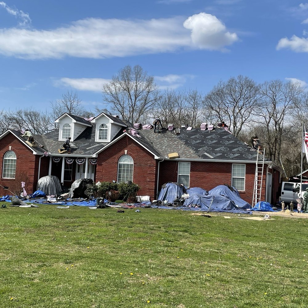 Blue Raider Roofing - Almost halfway - Roofing Near Me - Bell Buckle, Tennessee