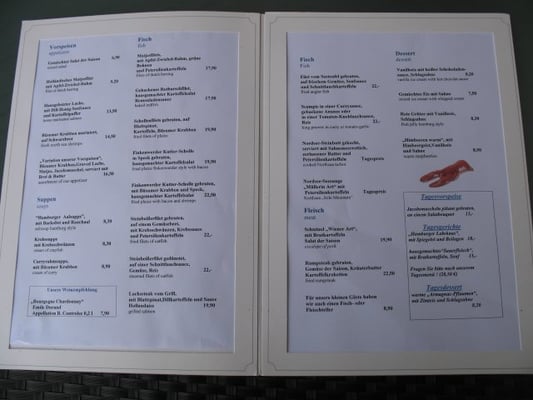 Menu photo 3 Restaurant Finkenwerder Elbblick Hamburg, HH Menu photo 3 Restaurant Finkenwerder Elbblick Hamburg, HH