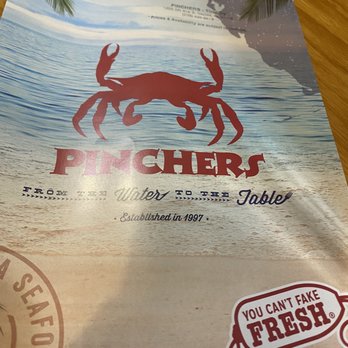 Pinchers - Menu cover - Seafood Near Me - Naples, Florida Pinchers - Menu cover - Seafood Near Me - Naples, Florida