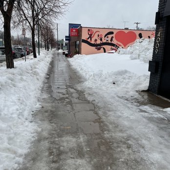 Dogwood Coffee - a snowy sidewalk with a heart painted on it - Coffee & Tea Near Me - Minneapolis, Minnesota Dogwood Coffee - a snowy sidewalk with a heart painted on it - Coffee & Tea Near Me - Minneapolis, Minnesota
