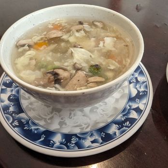 Nomad Asian Bistro - Lunch special egg drop soup. - Chinese Near Me - Long Beach, California