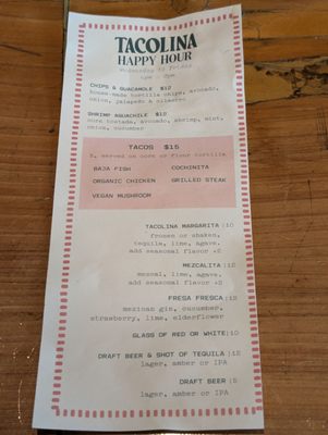 Menu photo 1 Tacolina Los Angeles, CA Menu photo 1 Tacolina Los Angeles, CA