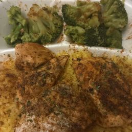 8) Grilled Fish Salmon with Yellow Rice 8) Grilled Fish Salmon with Yellow Rice