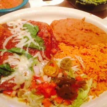Chuy's - Veggie Enchiladas with Rice and Beans - Mexican Near Me - Rogers, Arkansas Chuy's - Veggie Enchiladas with Rice and Beans - Mexican Near Me - Rogers, Arkansas