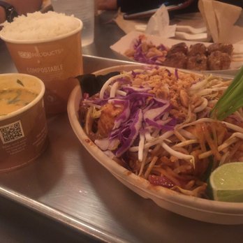 Crushcraft Thai Eats - OG Phat Thai, Tom Kha, Meatballs, Rice, YAAAAAAS - Thai Near Me - Dallas, Texas