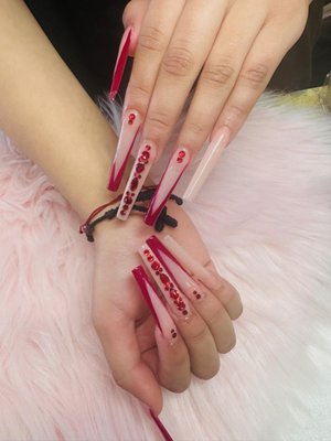 Hand Designs & Crystals - Sparkle up your nails with us! Call (408) 978-3012 to book your appointment now!