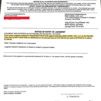 Vert - Court order against Vert owners to pay back the deposit. - Apartments Near Me - Los Angeles, California Vert - Court order against Vert owners to pay back the deposit. - Apartments Near Me - Los Angeles, California