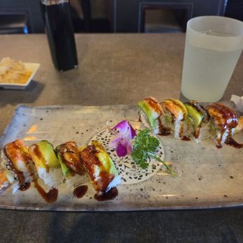 Chopstix 2 - Mira Mesa rolls ( shrimp tempura, imitation crab, shrimp on top of rolls with eel sauce) - Sushi Bars Near Me - San Diego, California Chopstix 2 - Mira Mesa rolls ( shrimp tempura, imitation crab, shrimp on top of rolls with eel sauce) - Sushi Bars Near Me - San Diego, California