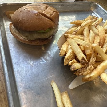 Gott's Roadside - Burger not fully cooked - Salad Near Me - Walnut Creek, California Gott's Roadside - Burger not fully cooked - Salad Near Me - Walnut Creek, California