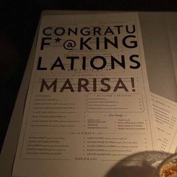 Maple & Ash - Personalized menu - Steakhouses Near Me - Chicago, Illinois