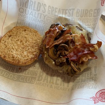 Fuddruckers - The buffalo burger on wheat. - Burgers Near Me - Albuquerque, New Mexico