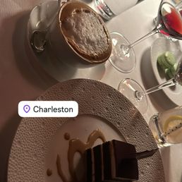 Chocolate espresso with cappuccino