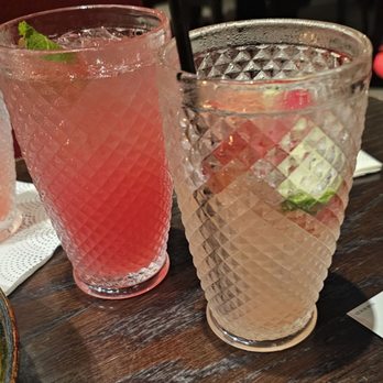 P.F. Chang's - Pomegranate Lemonade and Strawberry Cucumber Limeade - Chinese Near Me - North Miami Beach, Florida P.F. Chang's - Pomegranate Lemonade and Strawberry Cucumber Limeade - Chinese Near Me - North Miami Beach, Florida