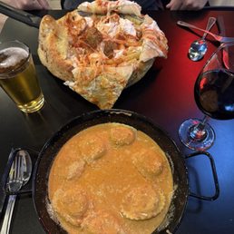 Special: Lobster ravioli (in back special meatball rigatoni) Special: Lobster ravioli (in back special meatball rigatoni)