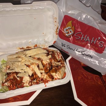 Shahs Halal Food - Chicken over Rice with pita - Food Trucks Near Me - Queens, New York Shahs Halal Food - Chicken over Rice with pita - Food Trucks Near Me - Queens, New York