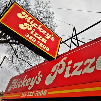 Mickey's Pizza - a sign for mickey's pizza - Pizza Near Me - Lincoln Park, Michigan Mickey's Pizza - a sign for mickey's pizza - Pizza Near Me - Lincoln Park, Michigan