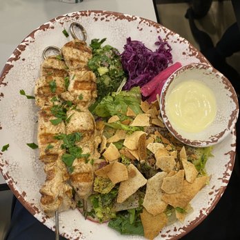 Craft Pita - Chicken kabob Salad Bowl - Mediterranean Near Me - Houston, Texas Craft Pita - Chicken kabob Salad Bowl - Mediterranean Near Me - Houston, Texas