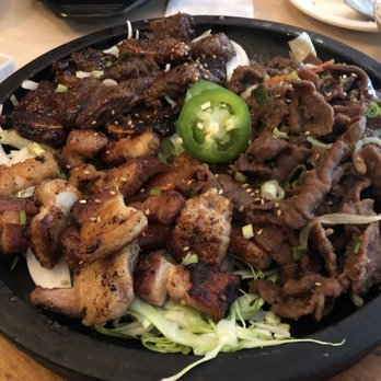 Aroma Korea - BBQ set 4/5 - galbi, bulgogi, pork belly - Korean Near Me - Cary, North Carolina Aroma Korea - BBQ set 4/5 - galbi, bulgogi, pork belly - Korean Near Me - Cary, North Carolina