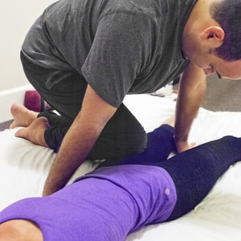 Deep Tissue Thai Bodywork - Deep compression on thigh. - Massage Therapy Near Me - Wilton, Connecticut Deep Tissue Thai Bodywork - Deep compression on thigh. - Massage Therapy Near Me - Wilton, Connecticut
