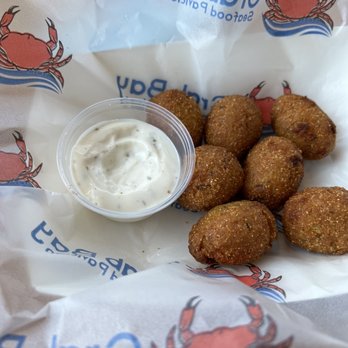 Crab Bay - A07. 10 Pieces Hushpuppies - Cajun/Creole Near Me - Clementon, New Jersey Crab Bay - A07. 10 Pieces Hushpuppies - Cajun/Creole Near Me - Clementon, New Jersey