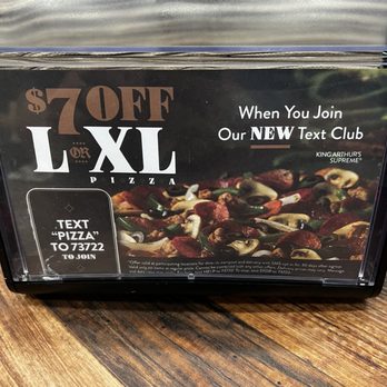 Round Table - Text club special - Pizza Near Me - San Marcos, Texas