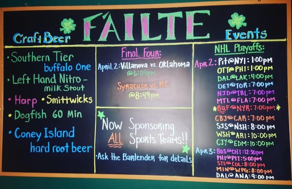 Menu photo 8 O'Callaghan's Pub Rochester, NY