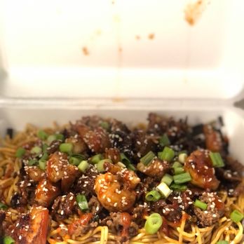 Trap Kitchen PDX - Steak x Shrimp Garlic Noodles - Barbeque Near Me Trap Kitchen PDX - Steak x Shrimp Garlic Noodles - Barbeque Near Me